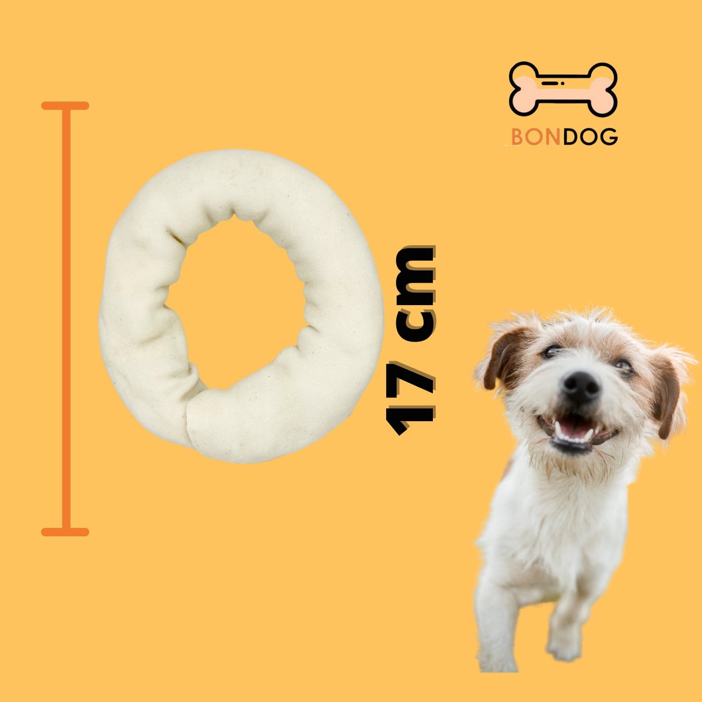 Dona Jumbo para perros grandes (17cm - 1 pieza) - Bondogmx