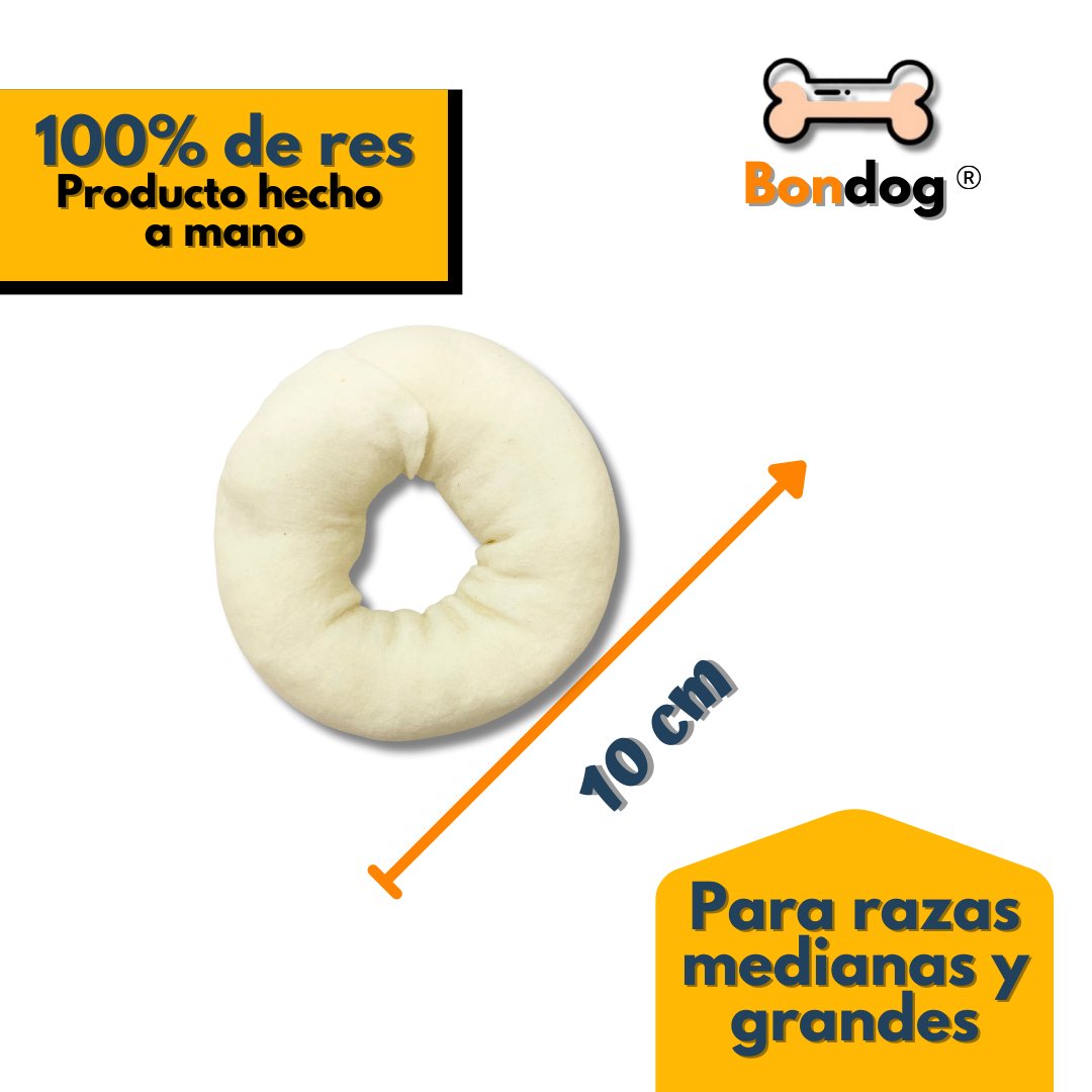 Donas para razas medianas/grandes (10 cm - 13 piezas) - Bondogmx