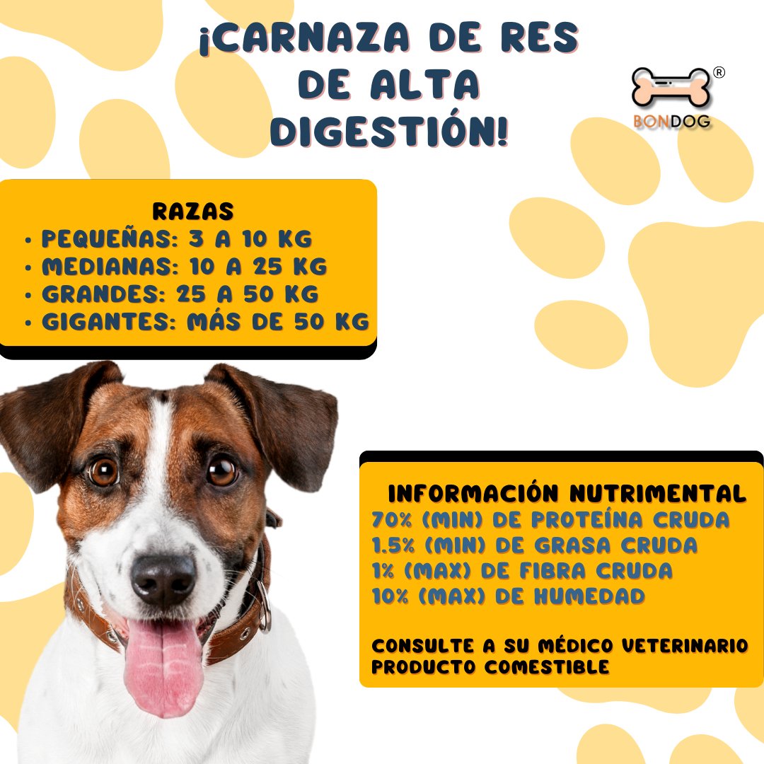 Hueso SLIM con premio en su interior para razas medianas (14 cm, 6 piezas) - Bondogmx