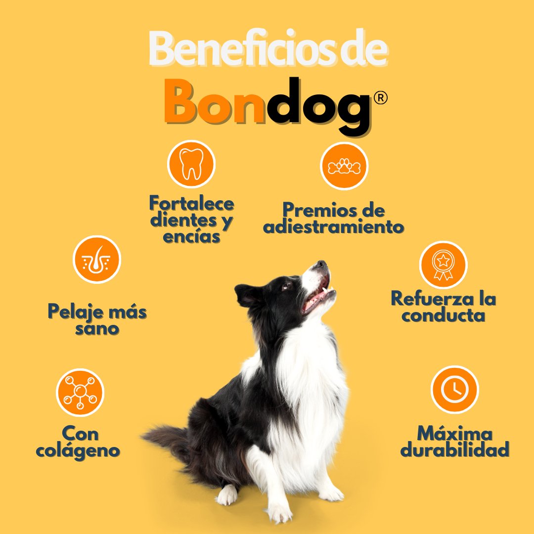 Super huesos mini para razas mini/cachorros (5 cm - 20 piezas) - Bondogmx