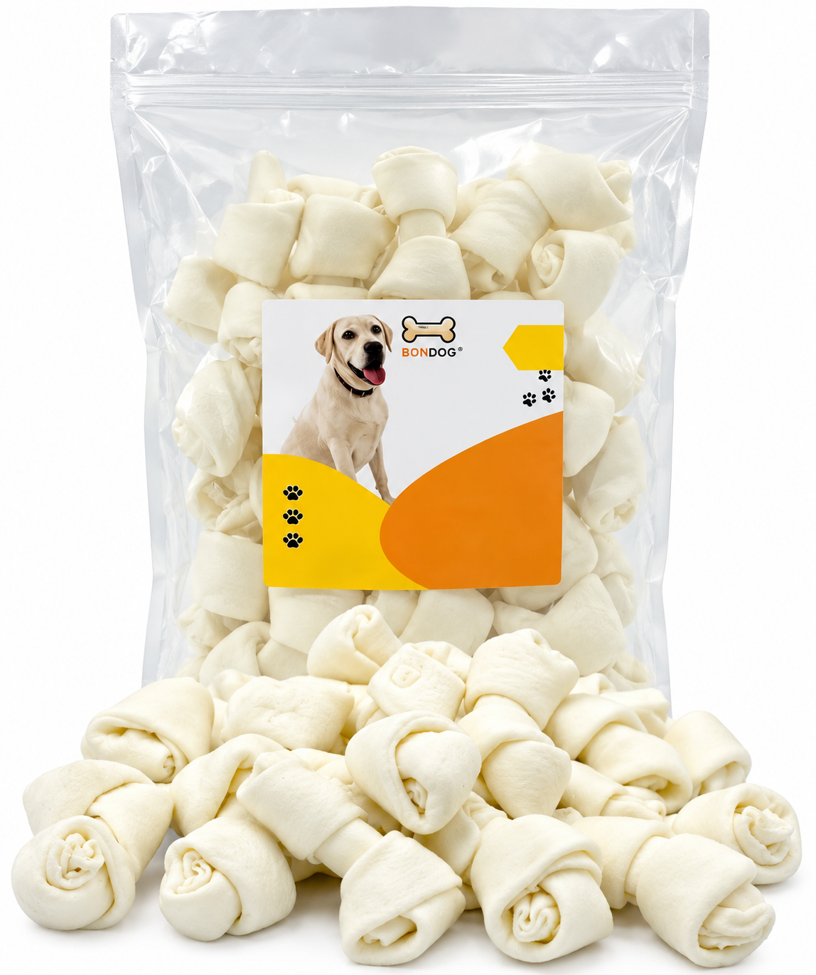 Hueso de carnaza natural (1 kg - 9cm) razas pequeñas-medianas