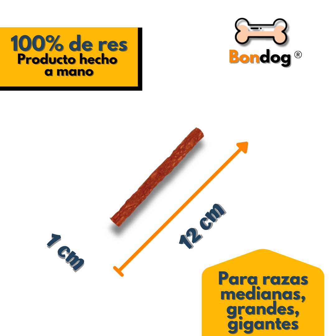 Frasco con 100 sticks, premios para todas las razas - Bondogmx